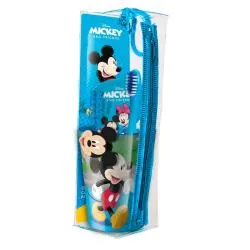 MR.WHITE Trousse brosse à dents, dentifrice, tasse mickey
