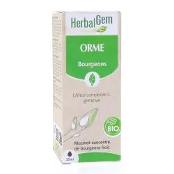 HERBALGEM Concentré de bourgeons frais - Orme bourgeons Bio 30ml