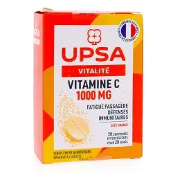 UPSA Vitamine C 1000mg effervescent 20 comprimés