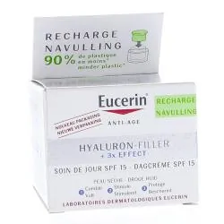 EUCERIN Hyaluron-Filler 3x effect - Soin de jour SPF 15 Peau sèche recharge 50ml