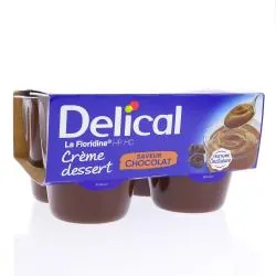 DELICAL La Floridine HP/HC - Crème Dessert chocolat 4x200g