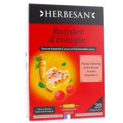 HERBESAN Booster d'énergie 20 ampoules