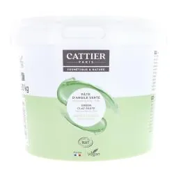 CATTIER Pâte d'Argile Verte Prêt à l'Emploi Pot de 1,350Kg