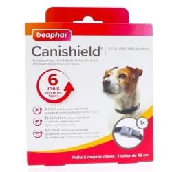 BEAPHAR Canishield - Collier Antiparasitaire Chiens petite et moyenne taille 48cm