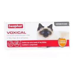BEAPHAR Voxical - Vermifuge Chats Chatons x2 comprimés