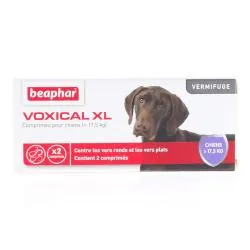BEAPHAR Voxical - Vermifuge xl chiens > 17,5 kg