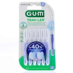 GUM Trav-ler - Brossettes interdentaires n°1312 Taille 0.6mm x4