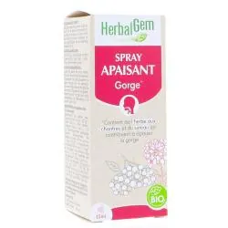 HERBALGEM Spray Apaisant Gorge Bio spray 15ml