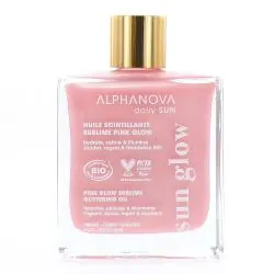 ALPHANOVA Daily Sun - Huile sublime scintillante pink glow bio 50ml