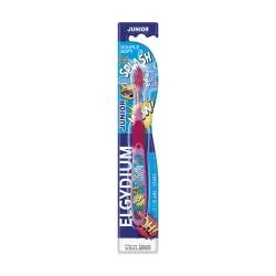 ELGYDIUM Junior - Brosse à dents souple 7/12 ans splash
