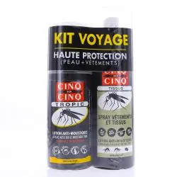 CINQ SUR CINQ Tropic Kit Voyage Haute Protection Anti-Moustique Spray Vêtements et Lotion