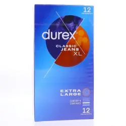 DUREX Préservatifs - Classic jeans - Préservatifs XL x12