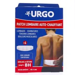 URGO Patch Auto-Chauffant 8h lot de 4 - lombaire