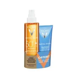VICHY Capital Soleil - Huile Invisible Protection Cellulaire spf50 200ml