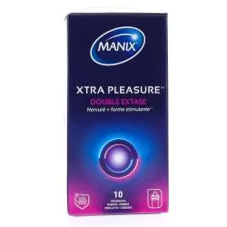 MANIX Xtra Pleasure Double Extase 10 préservatifs