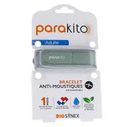 PARAKITO Bracelet Anti moustiques Adulte kaki