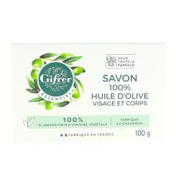 GIFRER Essentiel - Savon pain 100% huile d'olive 100G