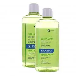 Ducray Shampooing extra-doux lot de 2 flacons pompe 400ml