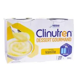 CLINUTREN Dessert Gourmand Vanille 4x200g