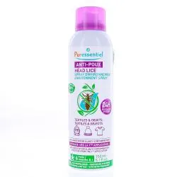 PURESSENTIEL Anti-Poux - Spray Répulsif Environnement 150ml
