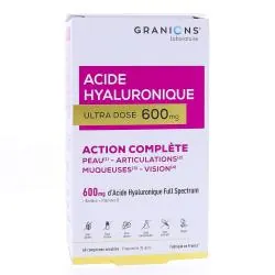 GRANIONS Acide Hyaluronique ultra dosé 600mg x60 comprimés