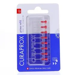 CURAPROX Prime Refill 8 Recharges Brossettes rouge 07