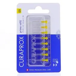 CURAPROX Prime Refill 8 Recharges Brossettes jaune 09