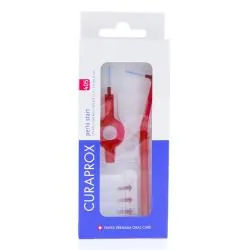 CURAPROX Perio Plus - 5 brossettes interdentaires + 1 manche n°405 rouge