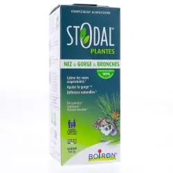 STODAL Sirop Plantes Nez Gorge Bronches 150ml BOIRON