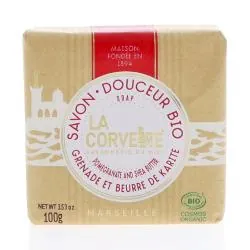 LA CORVETTE Savon de Provence Bio Karité Grenade 100g