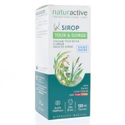 NATURACTIVE Sirop Toux et Gorge 120ml