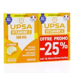 UPSA Vitamine C 500mg lot de 2x30 comprimés à croquer