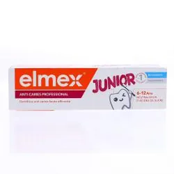 ELMEX Anti-Caries - Dentifrice Junior 6-12 ans 75ml