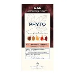PHYTO Color n°6.66 Chatain clair coloration permanente enrichie en pigments végétaux