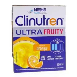 CLINUTREN Boisson Ultra Fruity brique 4x200ml saveur orange
