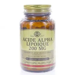 SOLGAR Acide Alpha Lipoïque 200 mg x50 Gélules