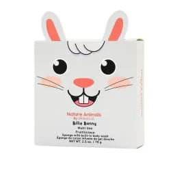 SPONGELLE Animals - Eponge pour le corps infusée de gel douche billie bunny 70g