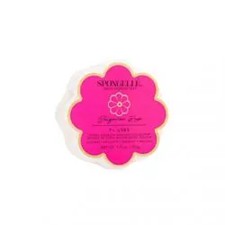 SPONGELLE Daisy Spongette - Eponge de corps infusée de gel douche Bulgarian Rose 50g