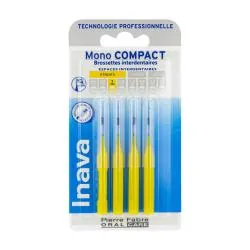 INAVA Mono compact - Brossettes interdentaires ISO2 étroits 1mm pack de 4