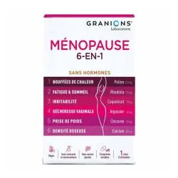 GRANIONS Ménopause 6en1 Sans hormone 60 comprimés