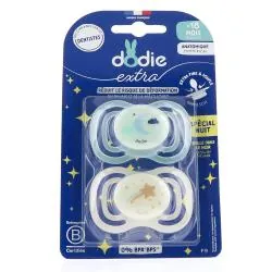 DODIE Extra - Sucette Anatomique duo +18mois nuit