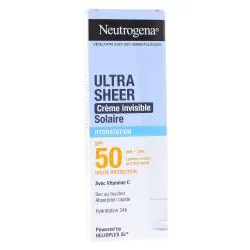 NEUTROGENA Ultra Sheer - Crème Invisible Solaire Hydratation SPF50 50ml