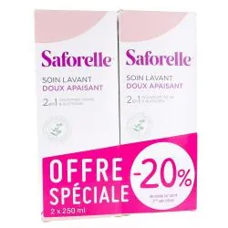 SAFORELLE Soin lavant doux apaisant lot 2x250ml
