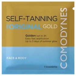 COMODYNES Self Tanning - Lingettes autobronzantes original Gold x 8