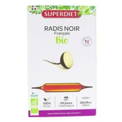 SUPERDIET Radis noir bio 20 ampoules