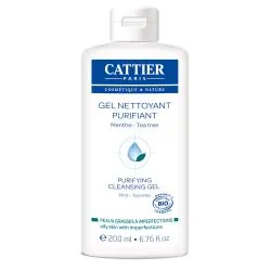 CATTIER Gel nettoyant purifiant bio flacon 200ml