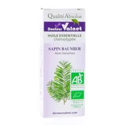 DOCTEUR VALNET Huile essentielle de sapin baumier bio flacon 10ml