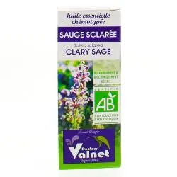 DOCTEUR VALNET Huile essentielle de sauge sclarée bio flacon 10ml