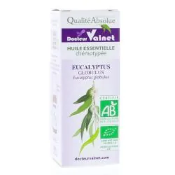 DOCTEUR VALNET Huile essentielle d'eucalyptus globulus bio flacon 10ml