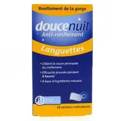DOUCE NUIT Languettes - anti-ronflement 28 sachets